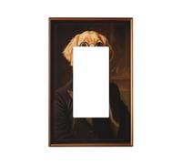 Golden Retriever - Plaque murale humoristique avec smoking - Plaque murale à bascule unique - Décoration pour la maison, la cuisine, la salle de bain