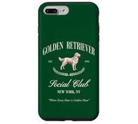 Golden Retriever Social Club Preppy Dog Mom Retro années 80-90 Coque pour iPhone 7 Plus/8 Plus