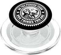 Golden Retriever - Soyez la personne que votre chien pense que vous êtes PopSockets PopGrip pour MagSafe