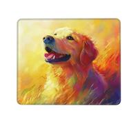Golden Retriever Tapis de souris multi-tailles pour bureau, étude et jeu, avec forte adhérence et surface épaisse et confortable