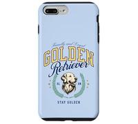 Golden Retriever Vintage Preppy Style BCBG étudiant Chic Coque pour iPhone 7 Plus/8 Plus