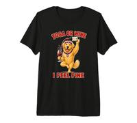 Golden Retriever Yoga ou Wine I Feel Fine - DIGOR Funny T-Shirt Haut de Gamme