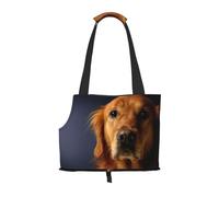 Golden retriever1 Sac de transport imprimé pour chiot et animal domestique Sac de transport pour petits chiens, chats et lapins