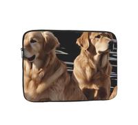 Golden Retrievers - Housse imperméable et légère pour ordinateur portable de 38,1 cm - Pour homme et femme