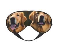 Golden Retrievers Masque de sommeil confortable pour homme et femme Léger Voyage sieste méditation yoga travail