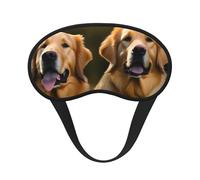 Golden Retrievers - Masque de sommeil occultant unisexe - Confortable - Pour voyage, méditation, sommeil, voyage