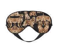 Golden Retrievers Masque pour les yeux double face, occultant pour dormir, masque de sommeil confortable pour toutes les occasions