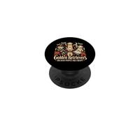 Golden Retrievers Parce Que Les Gens sont des Chiens d'halloween effrayants PopSockets PopGrip Adhésif