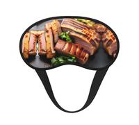 Golden Roast C'est un masque pour les yeux à bord noir. Le masque doux pour les yeux peut améliorer la qualité du sommeil et est adapté pour l'intérieur, l'extérieur et les voyages.