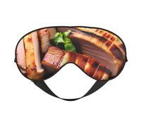 Golden Roast Masque doux pour les yeux Unisexe Confortable et respirant Convient pour le repos quotidien Vous aide à entrer rapidement dans un sommeil profond.