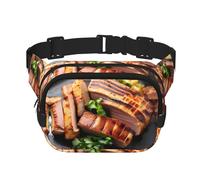 Golden Roast Sac banane tendance imprimé sac bandoulière unisexe sac banane de voyage tendance