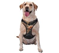 Golden Rose Gilet de traction pour animal de compagnie Imprimé Taille M Idéal pour promener le chien, randonnée, voyage quotidien