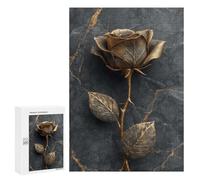 Golden Rose Wall Art Puzzle 1000 Pièces Educa Jouet en Bois Cadeau Unique Décoration Intérieure Jeu Éducatif Challenge Toy Adultes Et Enfants À Partir De 14 Ans 300 PCS