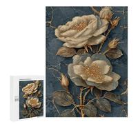 Golden Rose Wall Mural Puzzle 500 Pièces Educa Jouet en Bois Cadeau Unique Décoration Intérieure Jeu Éducatif Challenge Toy Adultes Et Enfants À Partir De 14 Ans 500 PCS