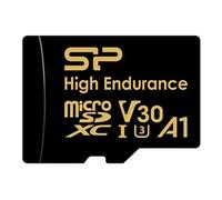 Golden Series - High Endurance carte mémoire flash (adaptateur microSDXC vers SD inclus(e)) - 128 Go - A1 / Video Class V30 / UHS-I U3 / Class10 -