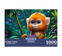 Golden Singe 1000 Piece Jigsaw Puzzle for Adults Challenging Game Stress Relief Puzzle Exercise The Memory of The Brain for Men, Women, Elders, Seniors 38x26cm/1000pcs