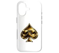 Golden Spade Sunglasses Poker Casino Lucky Symbol Coque pour iPhone 17