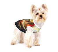 Golden Spiral T-shirt pour chien de qualité supérieure - 100 % coton doux Ropa Para Perros, parfait pour les chiens de petite et moyenne taille, chemise élégante et confortable pour chiens, taille M