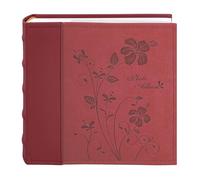 Golden State Art Album Photo, Peut contenir 200 Photos 10,2 x 15,2 cm, 2 par Page, Housse Inspiration Vintage Simili Cuir, P52028-7 Marron