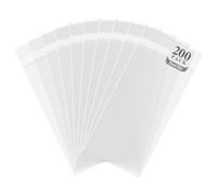 Golden State Art Lot de 200 pochettes de rangement transparentes en cellophane refermables pour cartes imprimées de 12,7 x 25,4 cm