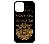 Golden Stylish Bitcoin Tees, Bitcoin Cryptocurrency Graphic Coque pour iPhone 12 mini