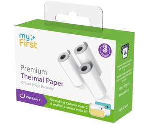 Golden Toys MyFirst Camera Thermal Papper for Insta 2 and Insta Wi (3 rouleaux x 60 Prints)