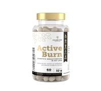 Golden Tree Active Burn - Complément Alimentaire avec Thé Vert, Vitamine C, Vitamine B6, Zinc, Chrome et Extrait de Poivre Noir - 60 gélules végétariennes
