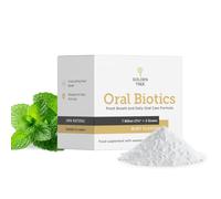 Golden Tree Oral Biotics - Probiotique Flore Buccale, 30 Sachets | 7 Milliards d’UFC par Dose, Probiotiques pour la Bouche en Sachets, Avec 5 Souches Bactériennes