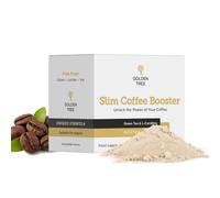 Golden Tree Slim Coffee Booster, 15 sachets | Complément alimentaire à ajouter au café, Avec extrait de thé vert, extrait de café vert, L-carnitine et picolinate de chrome