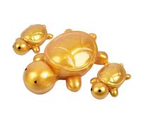 Golden Turtle Squishy, Soft Slow Rising Squeeze Jouets, Turtle Squishy Fidget Jouets et balles de Stress Squishies pour Jouets de Bureau, des faveurs de fête et Cadeaux d'anniversaire