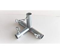 Golden Valley Tools & bâches 1 3/20,3 cm Flat 4 Way Edge Canopy Fixation/Batteur de Cage Fixation (Fvf4)