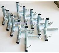 Golden Valley Tools & Tarps 10pc X 3 Way (F3 a) 3/10,2 cm Flat Coin Canopy Fixation/Batteur de Cage Fixation