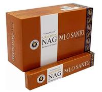 Golden Vijayshree Palo Santo Bâtons d'encens en boîte complète de qualité supérieure avec huiles Naturelles, résines et parfums