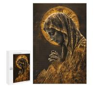 Golden Virgin Mary Statue-1 Puzzle 1000 Pièces Educa Jouet en Bois Cadeau Unique Décoration Intérieure Jeu Éducatif Challenge Toy Adultes Et Enfants À Partir De 14 Ans 1000 PCS