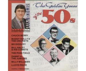 GOLDEN YEARS OF THE 50'S VOLUME 1 - VARIOUS CD UK PICKWICK 0 14 TRACK COMPILATION FEATURING CHUCK BERRY, BUDDY HOLLY, BO DIDDLEY, BILL HALEY, PONI TAILS, DANNY AND THE JUNIORS, BILLY WILLIAMS AND LLOYD PRICE (PWKS549)
