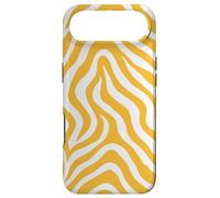Golden Yellow and Cream Zebra Stripes Animal Print Coque pour iPhone Air