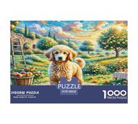 Goldendoodle 1000 Pièces Puzzle pour Adultes Jeux Éducatifs Puzzle Anti-Stress Cultiver l'esprit D'équipe pour Toute La Famille, Cadeaux pour Femmes, Cadeaux pour Hommes 38x26cm/1000pcs