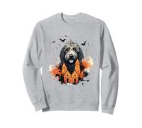 Goldendoodle Chien gribouillage Mignon et Effrayant pour Halloween Sweatshirt