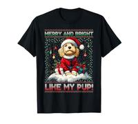 Goldendoodle Christmas Tree Decorations Dog Lover Xmas T-Shirt