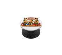 Goldendoodle Golden Doodle Jouet d'atelier du Père Noël PopSockets PopGrip Adhésif