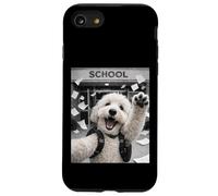 Goldendoodle Golden Doodle Last Day of School Funny Selfie Coque pour iPhone SE (2020) / 7/8