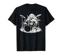 Goldendoodle Jouant de la Batterie Batteur Amoureux des Chiens T-Shirt