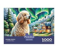 Goldendoodle Puzzle 1000 Pièces Adultes Et Enfants À Partir De 14 Ans D'étude Confortables Jouets De Jeu Stimulants La Décoration Moderne 70x50cm/1000pcs