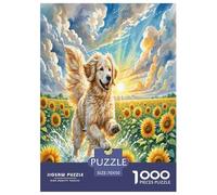 Goldendoodle Puzzle 1000 Pièces Educa Jouet en Bois Divertissement Créatif Décoration Intérieure Jeu Éducatif Challenge Toy pour Adultes Et Enfants À Partir De 12 Ans 70x50cm/1000pcs