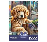 Goldendoodle Puzzles Jeu De Société Adulte Activités Familiales Stimulantes 1000 Pieces Animal Mignon Casse-tête Puzzle De Qualité Supérieure pour Adultes 38x26cm/1000pcs
