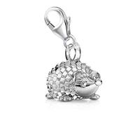 Goldene Hufeisen Mini petit pendentif en forme de hérisson pour bracelet à breloques ou chaîne à breloques en argent 925, Argent sterling, Pas de gemme