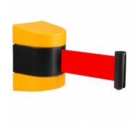 GoldeneAmeisen Barrière à Sangle rétractable fixée au Mur,Barrière à Bande magnétique rétractable,Ceinture de sécurité Murale,Fixation magnétique,pour école,aéroports,hôtel,Aire Jeux