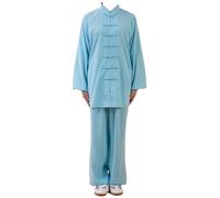 GoldeneAmeisen Uniforme de Tai Chi pour Femmes,Costume de méditation pour Arts Martiaux,Tenues De Kung Fu Shaolin,Tenue d'exercices du Matins,Ample Et Confortable,pour la méditation et Le Qigong