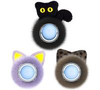 GoldenSun 3 Pièces Accessoires en Peluche, Exclusivement Compatibles avec Les Jouets pour Chats, Jouets Interactifs À Balle pour Chats D'Intérieur, Non Compatibles avec Les Autres Marques De Jouets