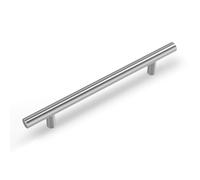 Goldenwarm Lot de 10 Poignee de Meuble Cuisine Poignée Cuisine 128mm Poignées de Cuisine Argenté Poignées de Meubles en Acier Inoxydableet Nickel Brossé poignee entraxe 128mm